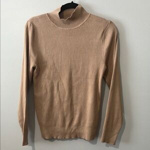 Melissa Paige Women's Ribbed Mock-Neck Sweater NWT